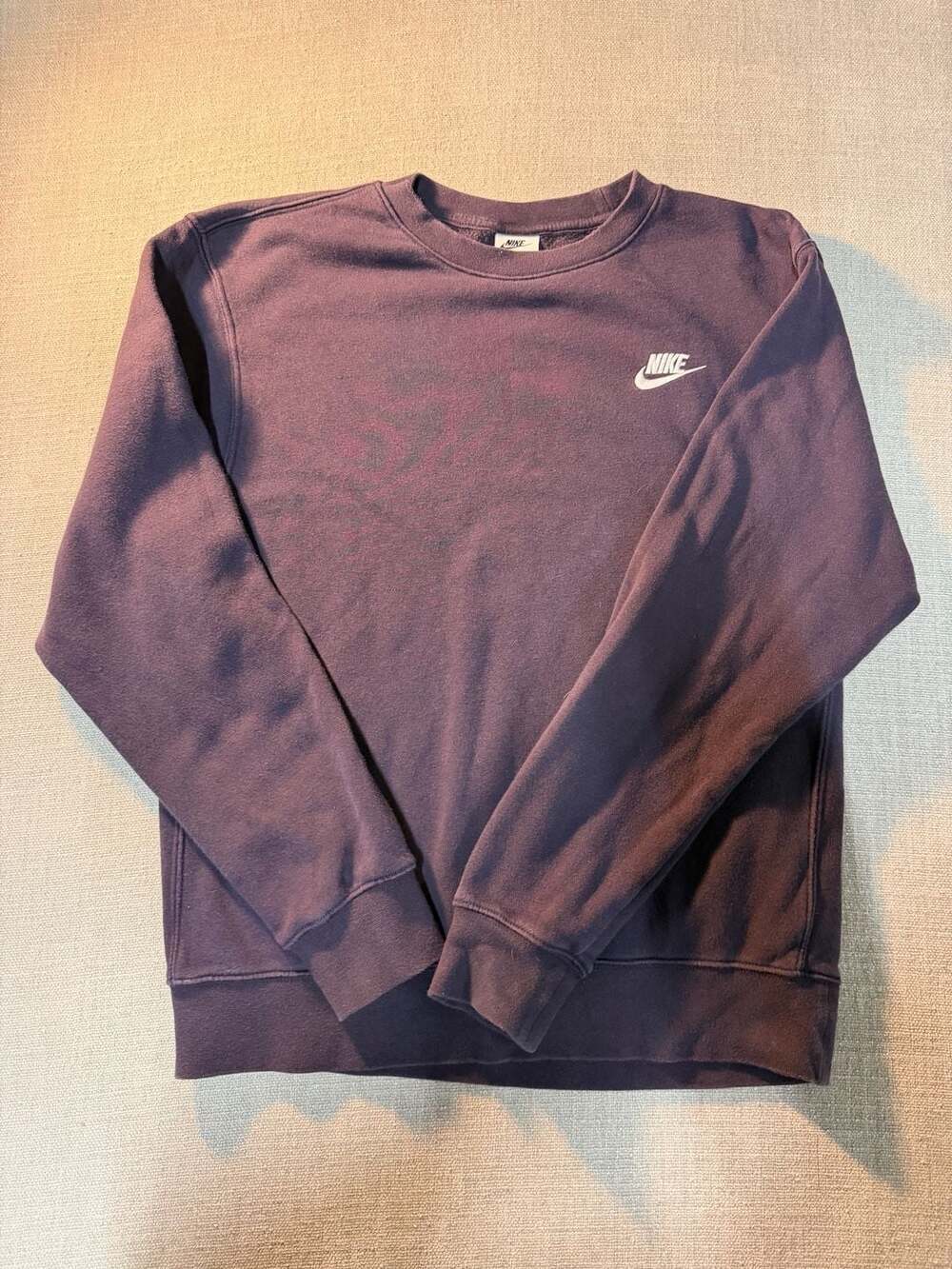 Nike Sportswear Club Fleece Crewneck Sweatshirt in Navy